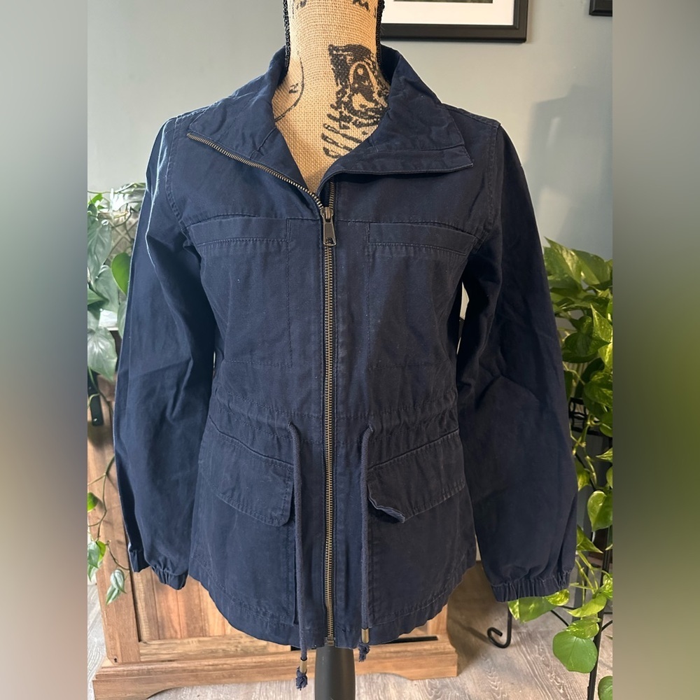 Old Navy Utility Jacket. Navy Blue/Size XS. NWT.